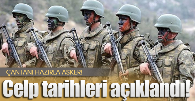 Mayıs celbi askerlik yerleri açıklandı YENİ SAKARYA GAZETESİ