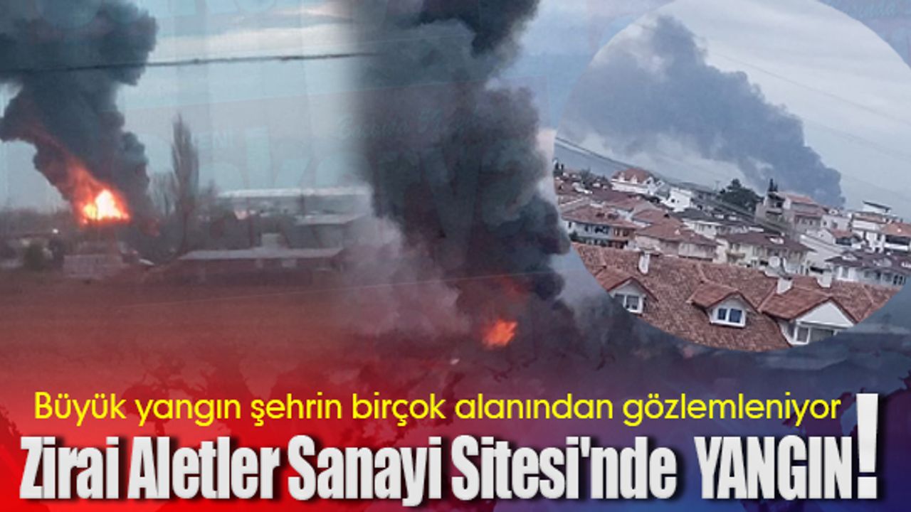 Adapazarı Zirai Aletler Sanayi Sitesi'nde yangın