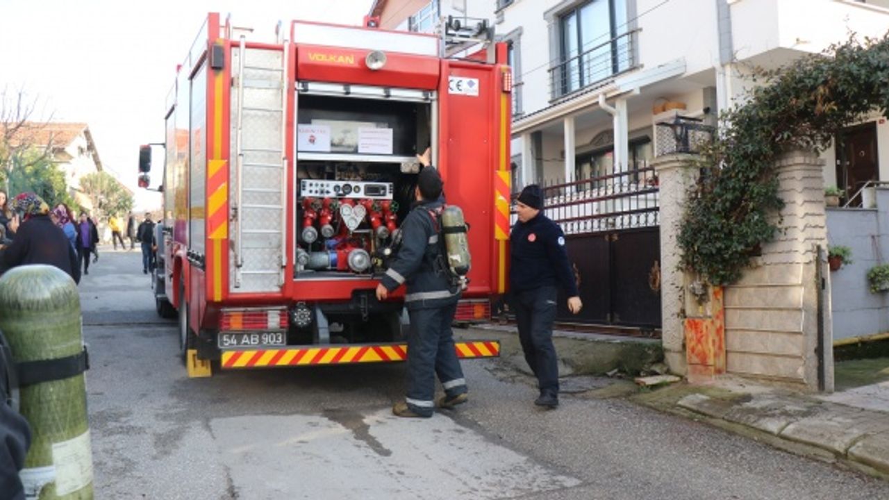 Aspiratördeki yangın paniğe sebep oldu