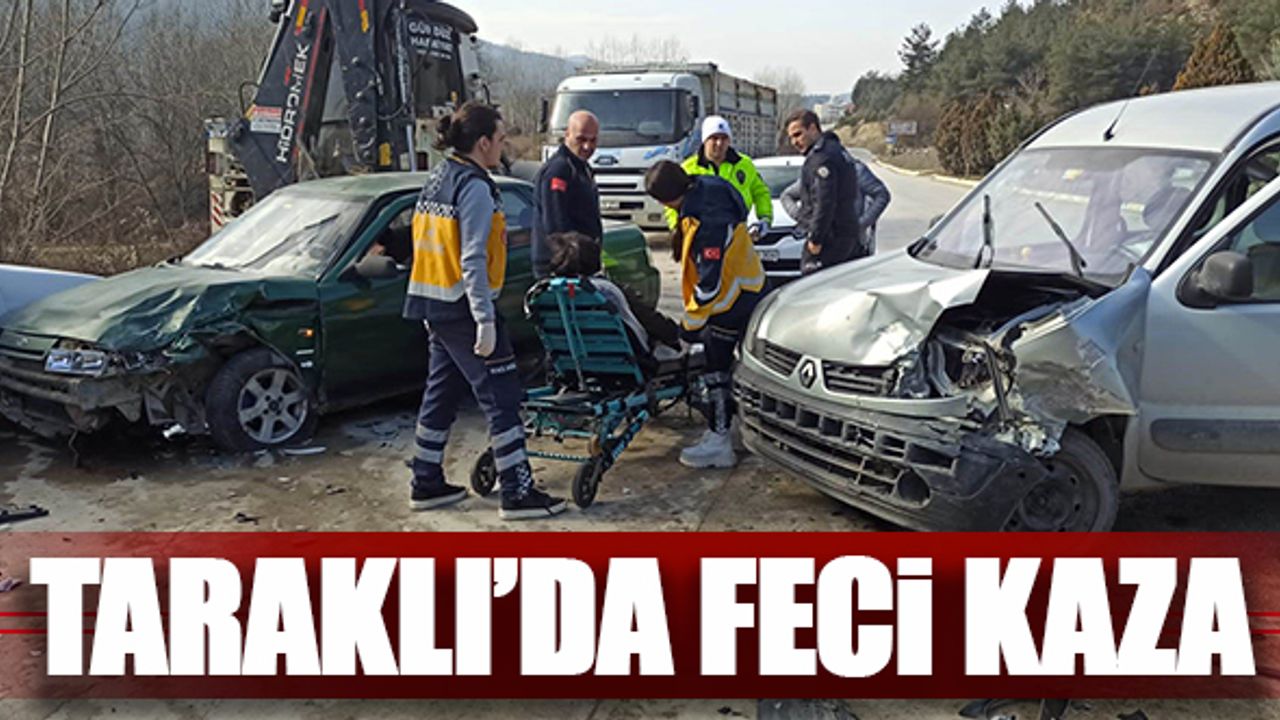 Taraklı'da feci kaza
