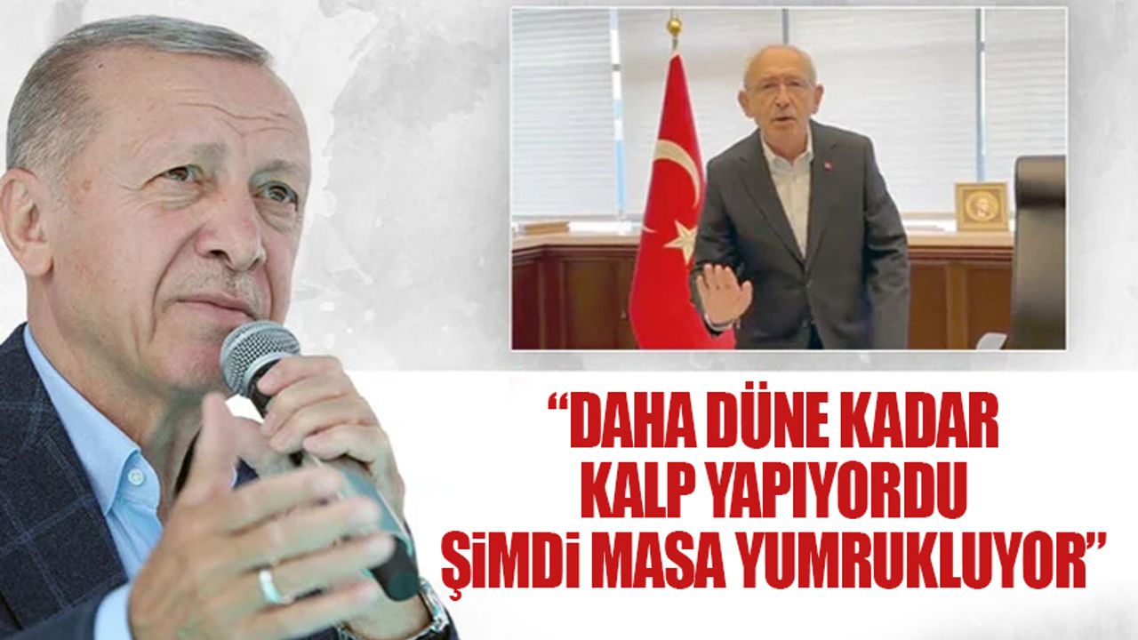 Erdoğan: Masa yumruklamaktan bileği kırılacak