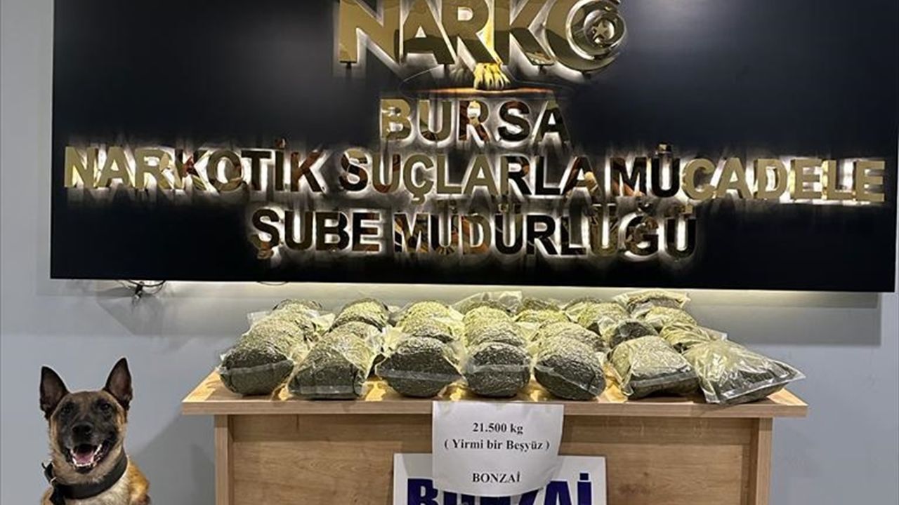 Bursa'da uyuşturucu operasyonlarında yakalanan 18 zanlı tutuklandı