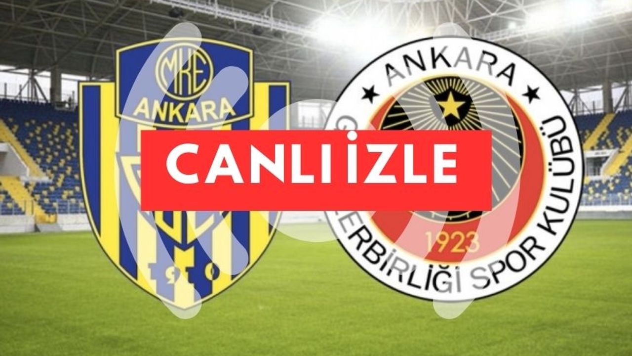 Ankaragücü-Gençlerbirliği maçı canlı izle 18 Kasım 2023