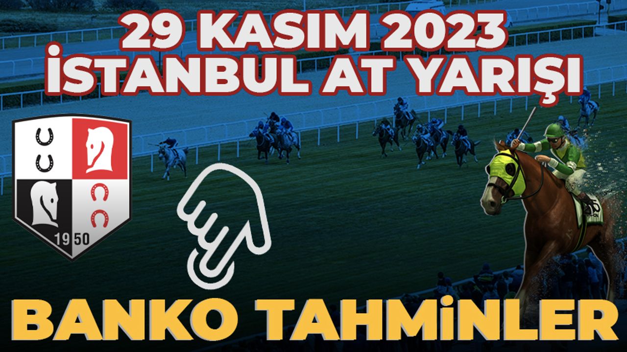 İstanbul at yarışı tahminleri | 29 Kasım 2023 İstanbul at yarışı TAHMİNLERİ | TJK TV CANLI HD İZLE!