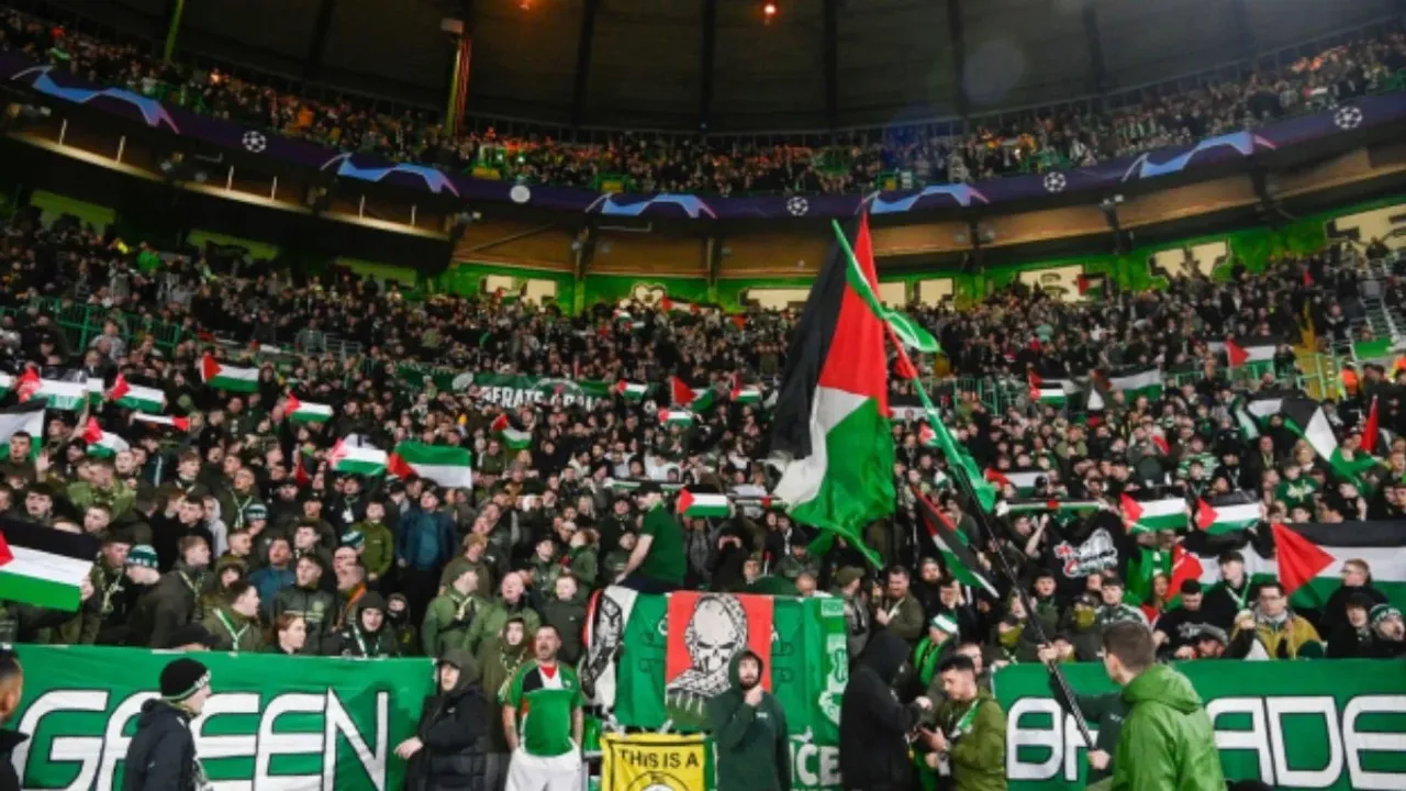 Filistin'e destek veren Celtic'e UEFA'dan ceza