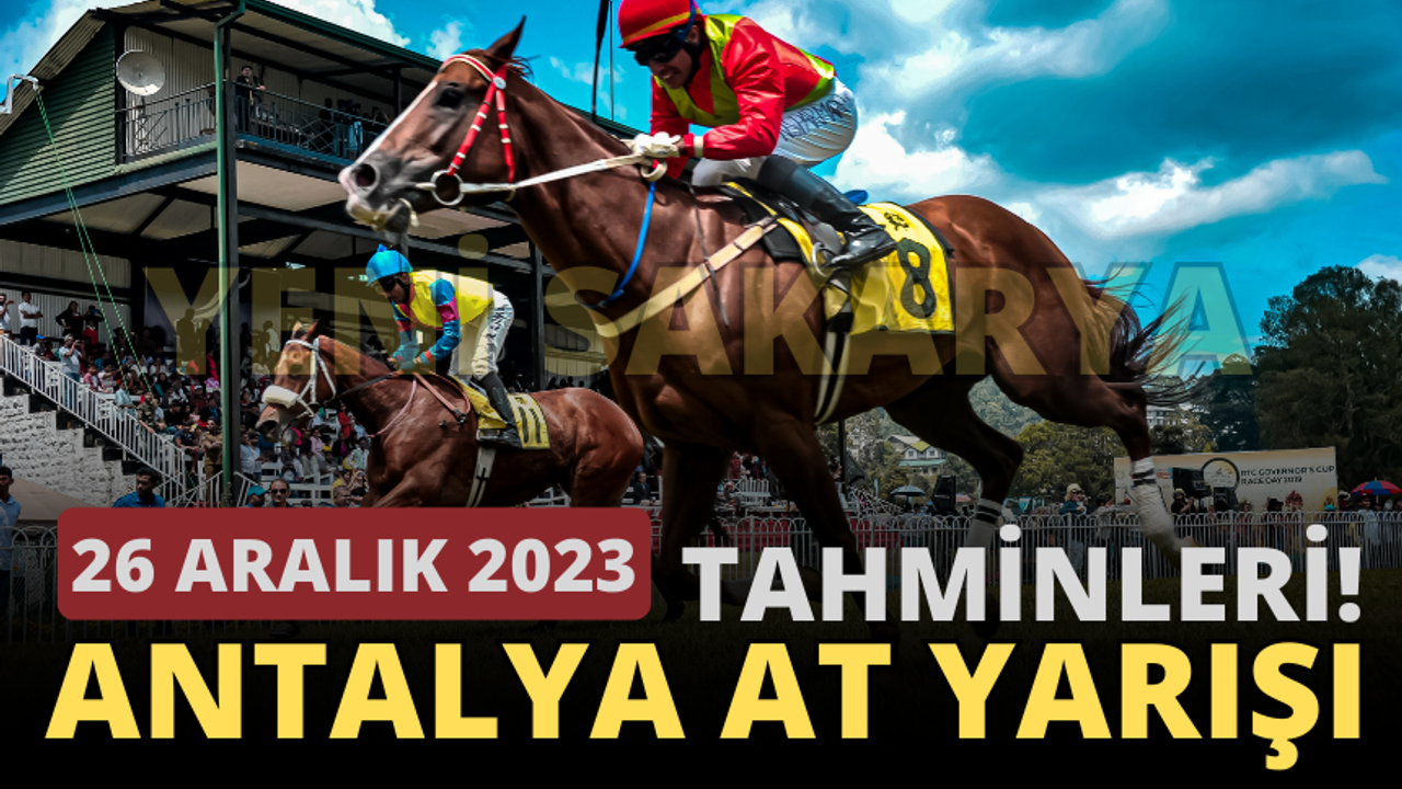 Antalya at yarışı tahminleri | 26 Kasım 2023 Antalya at yarışı TAHMİNLERİ | TJK TV CANLI HD İZLE!  Antalya banko tahmin