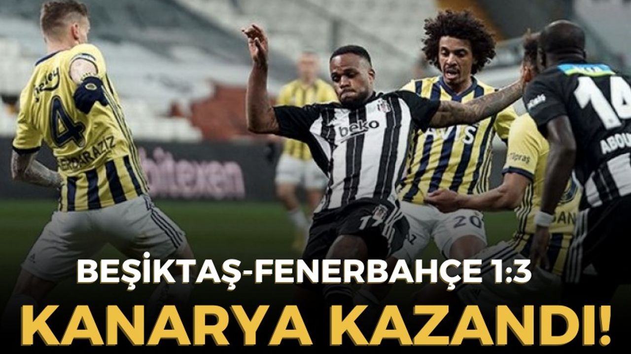 Derbiyi Fenerbahçe 3-1'lik skorla kazandı