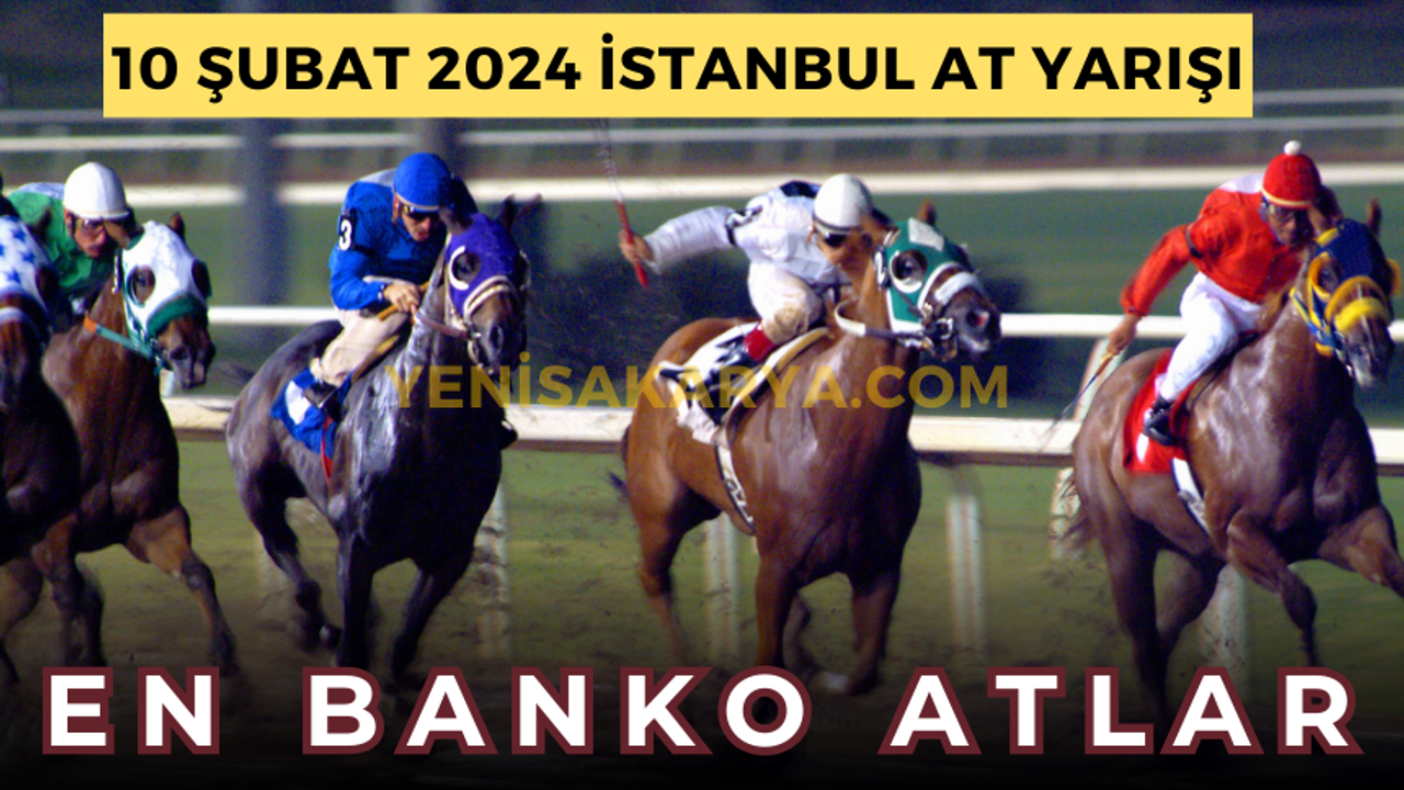 İstanbul at yarışı tahminleri 10 Şubat 2024 | İstanbul at yarışları | İstanbul Altılı ganyan | İstanbul AT yarışı tahmin