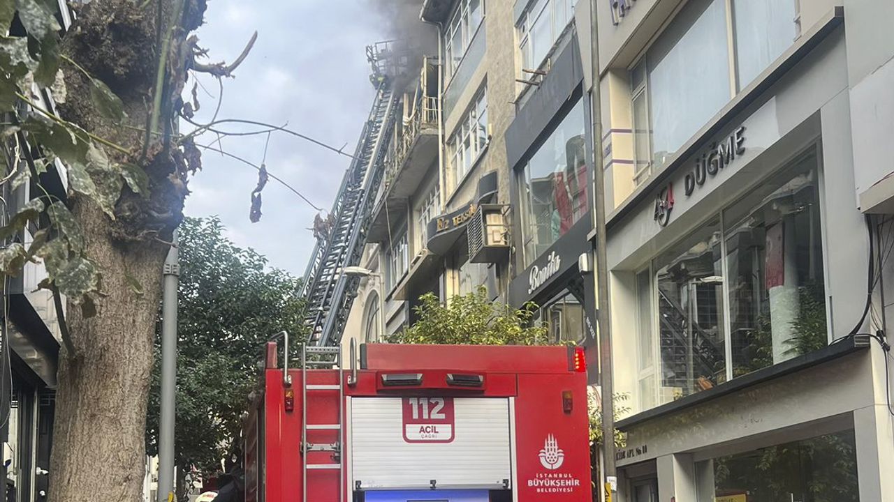 4 katlı binada çıkan yangında 1 kişi hayatını kaybetti