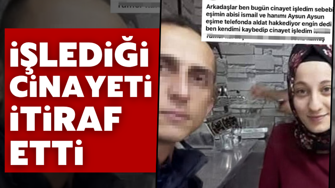 İşlediği c*nayeti itiraf etti!