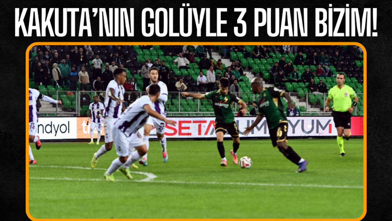 Sakaryaspor, Keçiörengücü’nü Kakuta’nın golüyle geçti