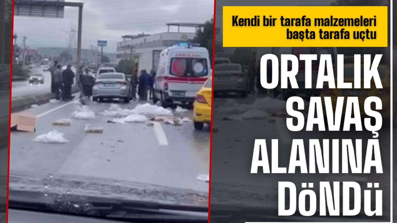 Arifiye’de Kağıt Toplayıcısına Çarpan Otomobil Kazası