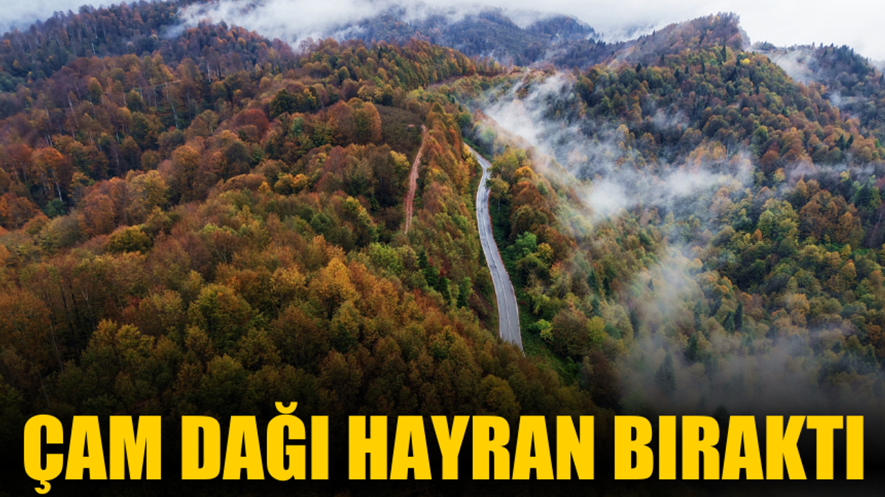 Sisler altındaki Çam Dağı hayran bıraktı!