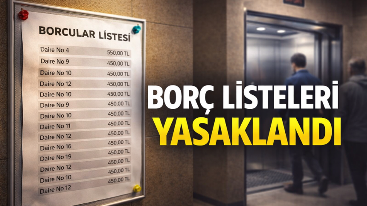 Apartman Panolarında Borç Listeleri Yasaklandı
