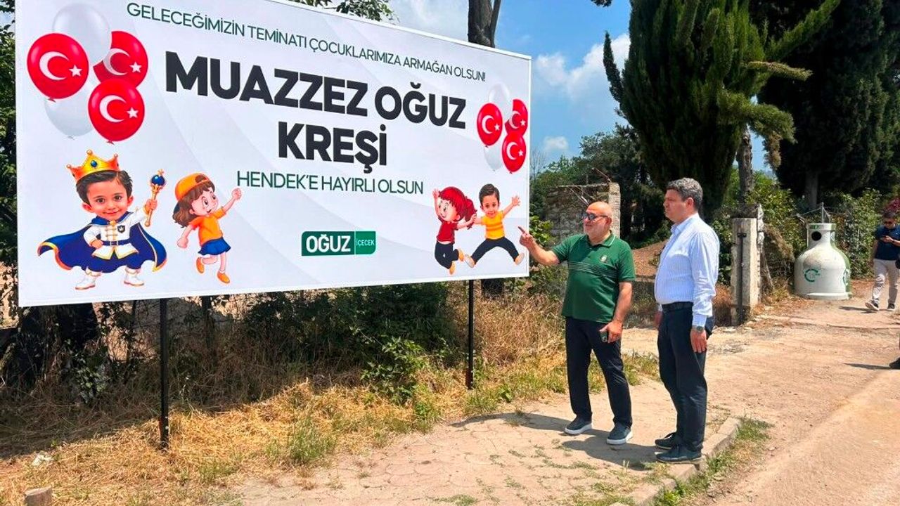Hendek’te 8 Derslikli Kreş Projesinde Çalışmalar H