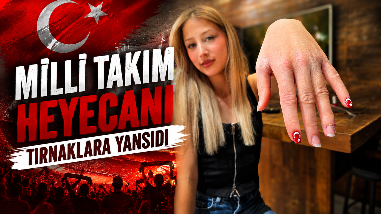 Düzce’de Milli Takım Coşkusu Tırnaklara Taşındı