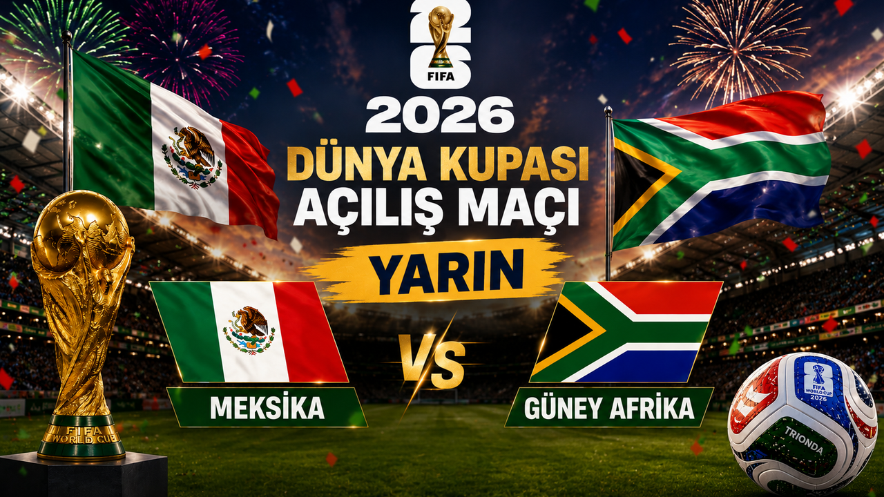 2026 FIFA Dünya Kupası Meksika-Güney Afrika Maçıyla Başlıyor