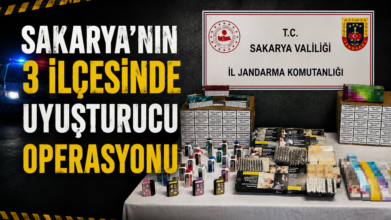 Sakarya’da Kaçakçılık Operasyonu: 4 Şüpheli Gözaltına Alındı