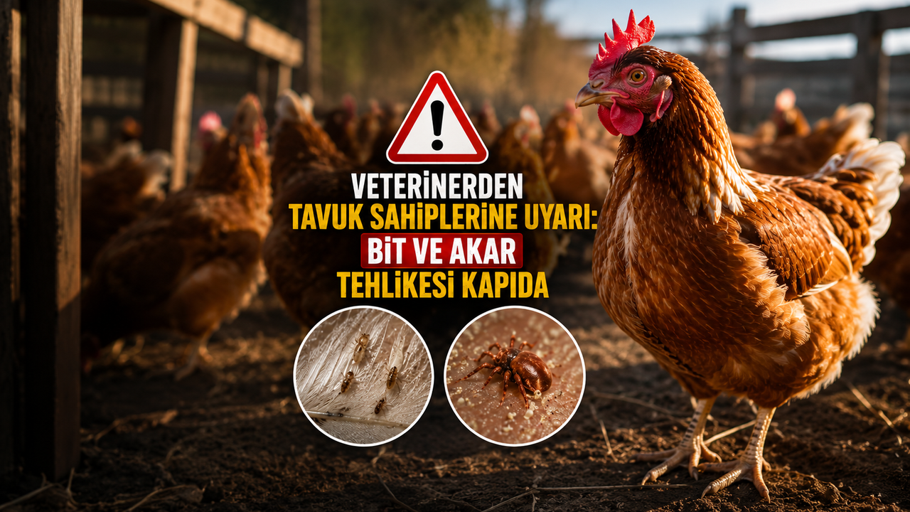 Tavuğu olanlar dikkat! Bit ve Akar Tehlikesi Kapıd