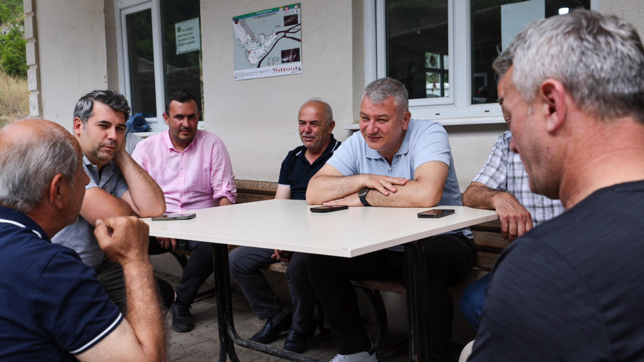 Başkan Osman Çelik Güne Şantiye Çalışanlarıyla Başladı
