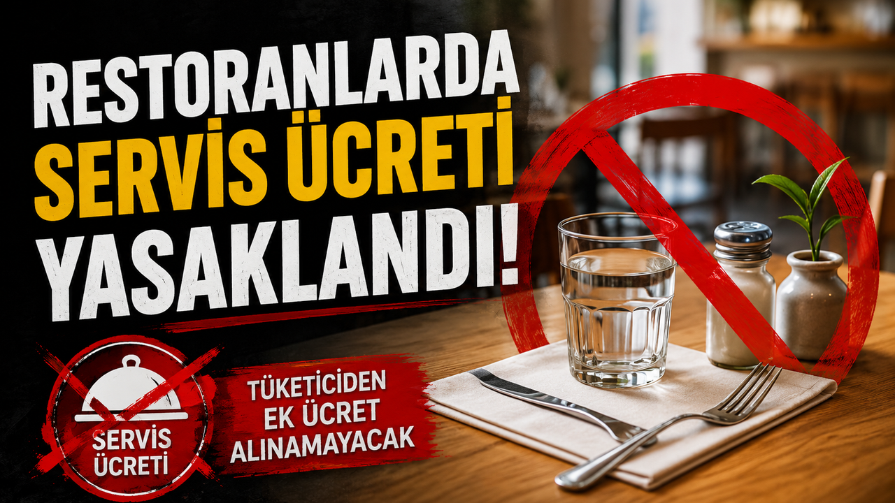 Restoranlarda Servis Ücreti Yasaklandı