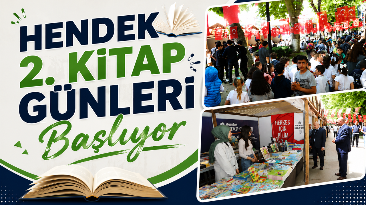 Hendek 2. Kitap Günleri Başlıyor: Kitapseverler Yazarlar ve 