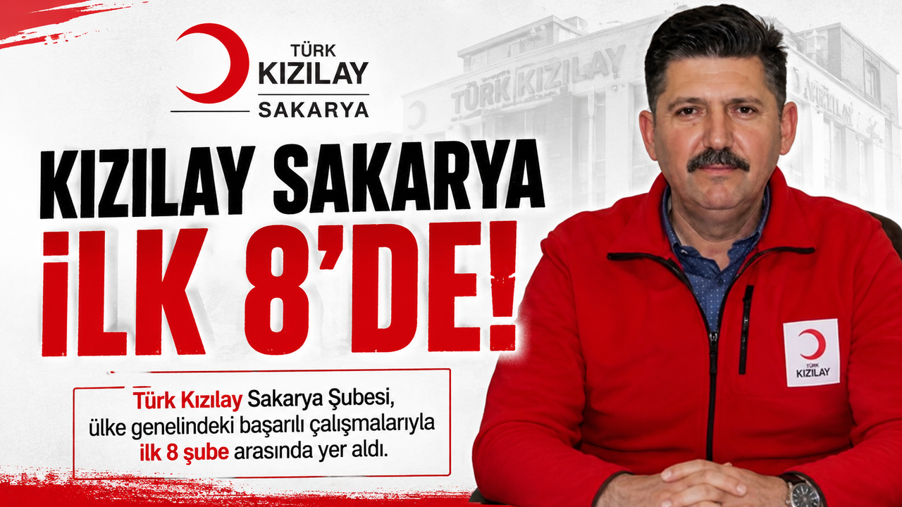 Kızılay Sakarya, Temmuz 2026 performans sıralamasında 6. oldu