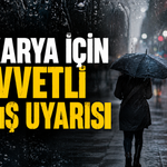 Sakarya için kuvvetli yağış uyarısı!