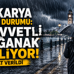 Sakarya hava durumu: Kuvvetli sağanak geliyor! Saat verildi