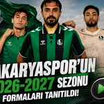 Sakaryaspor’un 2026-2027 sezonu formaları tanıtıldı!