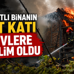 Hendek’te iki katlı binada yangın: Bina kullanılamaz hale geldi