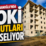 Ferizli Sinanoğlu’nda TOKİ Konutları Yükseliyor