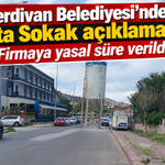 Serdivan Belediyesi’nden Ata Sokak açıklaması: Firmaya yasal süre verildi