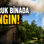 Metruk bina alevlere teslim oldu
