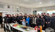 Şehit polisin oğluna sürpriz doğum günü