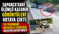 Sapanca'daki Ölümlü Kazanın Görüntüleri Ortaya Çıktı: 20 Yaşındaki Motosiklet Sürücüsü Hayatını Kaybetmişti