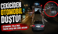 Seyir Halindeki Çekiciden Otomobil Yola Düştü