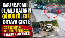 Sapanca'daki Ölümlü Kazanın Görüntüleri Ortaya Çıktı: 20 Yaşındaki Motosiklet Sürücüsü Hayatını Kaybetmişti