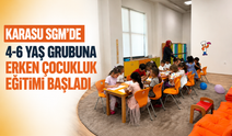 Karasu SGM’de 4-6 Yaş Grubuna Erken Çocukluk Eğitimi Başladı