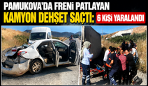 Pamukova’da freni patlayan kamyon dehşet saçtı: 6 kişi yaralandı