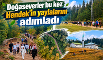 Doğaseverler Hendek’in yaylalarını adımladı