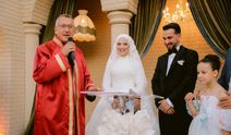 Yılmaz ve Yel ailelerinin mutlu günü: Eray ile Fatma Zehra dünyaevine girdi