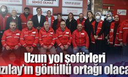 Uzun yol şoförleri Türk Kızılayın "gönüllü ortağı" olacak