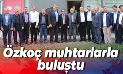 Özkoç, Ferizli'de muhtarlarla buluştu