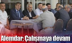 Başkan Alemdar; Çalışmaya devam