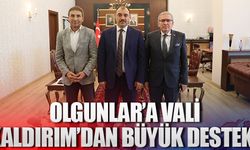 Olgunlar’a Vali Kaldırım’dan büyük destek