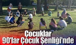 Çocuklar 90'lar Çocuk Şenliği’nde