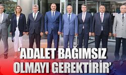 BAM Başkanı Koçer; Adalet bağımsız olmayı gerektirir