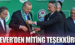 Yunus Tever’den miting teşekkürü