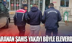 Aranan şahıs yakayı böyle eleverdi!